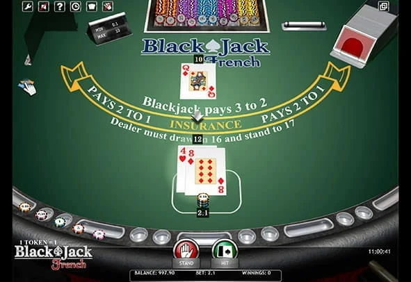 Das Blackjack French Spiel kostenlos ausprobieren.