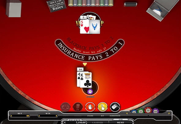 Vorschaubild zur Demo-Version von Vegas Strip Single Deck Blackjack.
