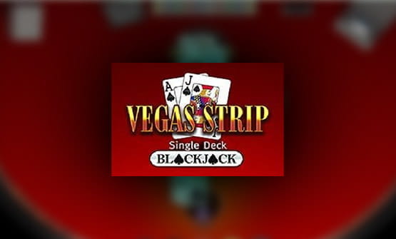 Die Spielansicht von Vegas Strip Single Deck Blackjack.