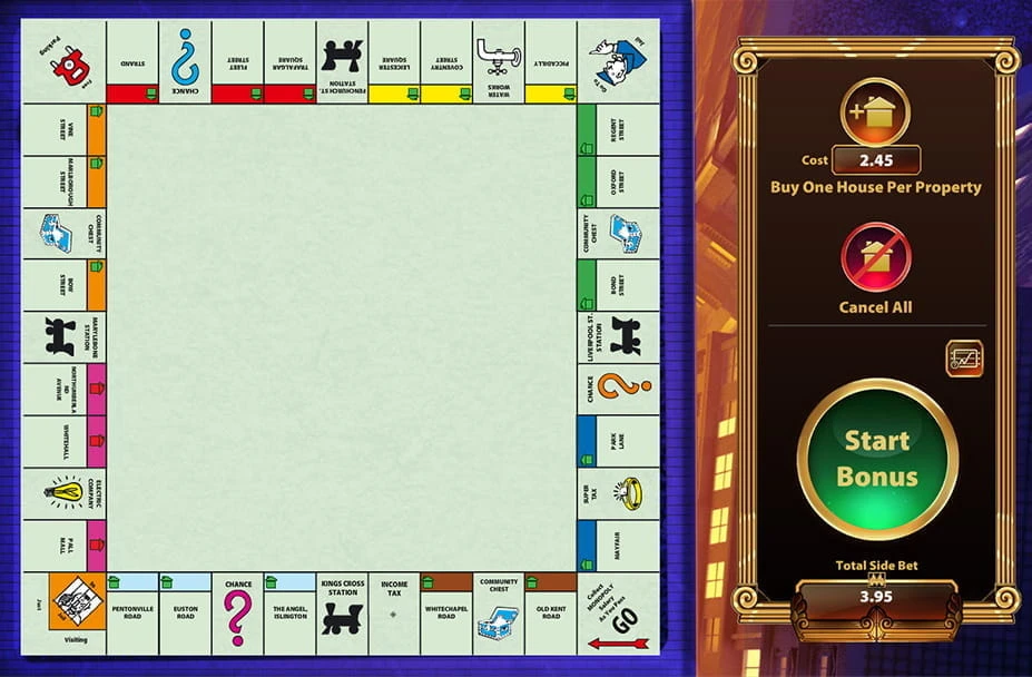 Die einzigartige Bonusrunde mit dem Monopoly Spielbrett