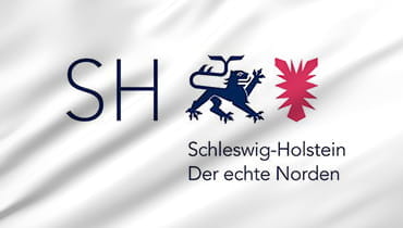 Das Logo des Bundeslands Schleswig-Holstein.