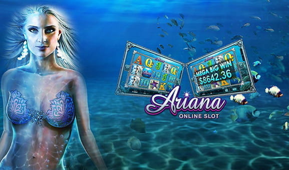 Das Titelbild des Slots Ariana von Quickfire.