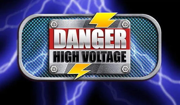 Ein Screenshot des Danger High Voltage Slots von Big Time Gaming.