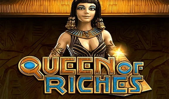 Das Logo des Queen of Riches Slots von Big Time Gaming.