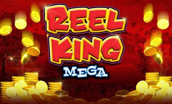 Das Logo des online Slots Reel King Mega.