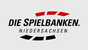 Das Logo der Spielbanken Niedersachsen GmbH, die die staatlichen Casinos betreibt.
