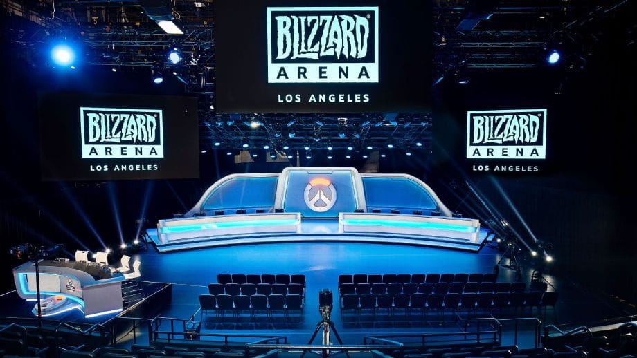 Innenansicht der Blizzard Arena in Los Angeles