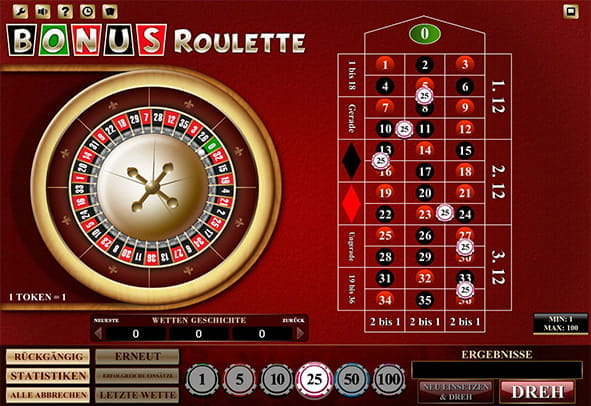 Das Bonus Roulette Spiel von iSoftBet.