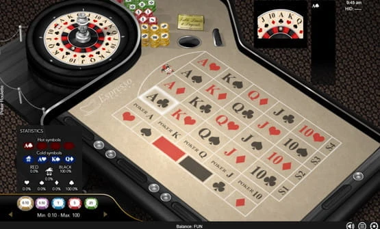 Das Casino Spiel Poker Roulette von Espresso Games