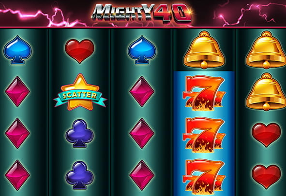 Eine kostenlose Demo-Version des Mighty 40 Slots.