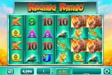 Der Slot Raging Rhino von WMS Gaming.