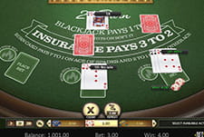 Das Kartenspiel 21 Burn Blackjack von Betsoft im BetSofa Casino.