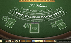 Der Blackjack Titel 21 Burn Blackjack von Betsoft im Boomerang Bet Casino.