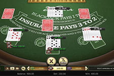 Das Online Tischspiel 21 Burn Blackjack im LetsLucky Online Casino.