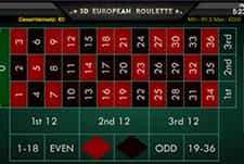 3D Roulette Spiel im Laz Vegas Casino