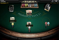 Der Blackjack Titel 3D Blackjack im BetPlays.