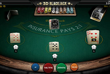 Das Tischspiel 3D Blackjack von BGaming im RevolutionCasino.