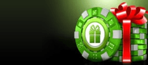 Das Logo des 888casino und ein Geschenk.