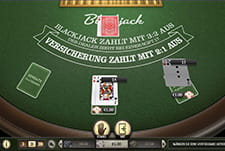 Das Kartenspiel American Blackjack von Betsoft im BingoBonga Casino.