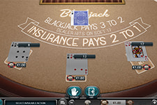 Das Tischspiel American Blackjack im Lucky Hunter.