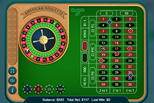 Das Kesselspiel American Roulette im Gslot Casino.
