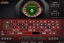Das Spielfeld von American Roulette.