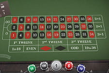 Der American Roulette Spieltisch bei Slots Palace.