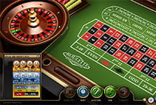Spielfeld beim Roulette Advanced im Ares Casino.