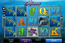 Im Cloudbet Casino findet ihr auch den Slot Ariana.
