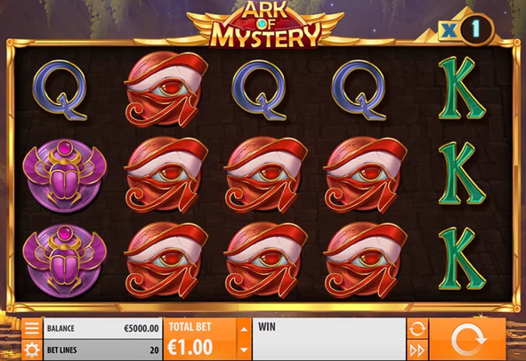 Der Ark of Mystery Slot als Demo.