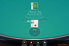 Der Tisch von Atlantic City Blackjack im DACHBET Casino.