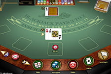 Das beliebte Spiel Atlantic City Blackjack Gold von Microgaming.