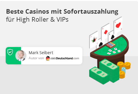 Die 5 besten Casinos mit Sofortauszahlung.