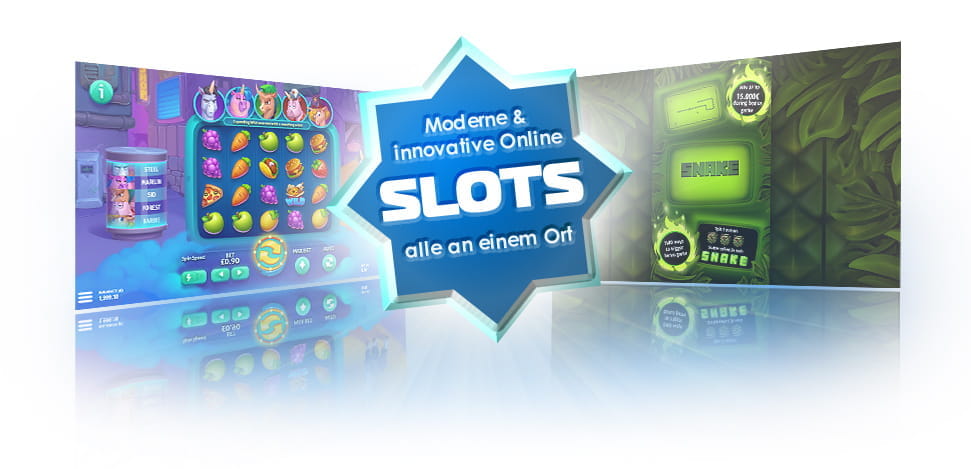 Die Slots Snake und Vomiting Unicorns von Gluck Games.