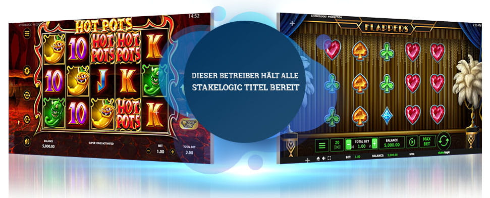 Dieser Betreiber hält alle StakeLogic Titel bereit.