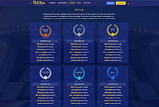 Die VIP Levels von Bronze bis hin zu Black Status mit den Belohnungen der einzelnen Stufen.