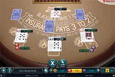 Das Kartenspiel 21 Burn Blackjack von Nucleus Gaming.