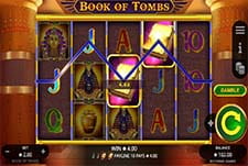 Der Spielablauf von Book of Tombs von Booming Games.