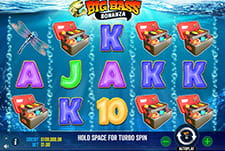 Der Online Slot Big Bass Bonanza im ComboSlots Casino.