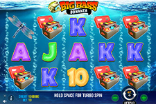 Der Online Spielautomat Big Bass Bonanza im CrazyBuzzer.