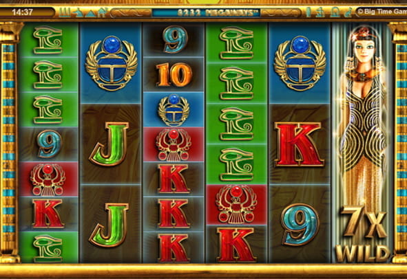Das Vorschaubild des Queen of Riches Slot, der hier kostenlos ausprobiert werden kann.