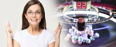 Die Zahlen, die sich in einer Trommel befinden und nach und nach gezogen werden, bis ein Spieler alle Zahlen markiert und damit gewonnen hat.