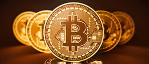 Ein Bitcoin Symbolbild.
