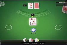 Das Tischspiel Blackjack 3 von NetEnt.