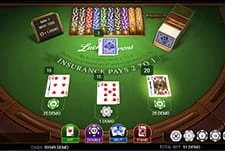Das Kartenspiel Blackjack Lucky Sevens im CasinoPurple.
