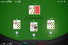 Das Tischspiel Blackjack von Relax Gaming im LyraCasino.