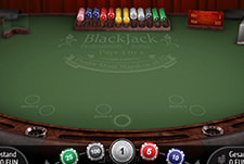 Blackjack Multihand Pro Spieltisch im Online Casino 1Red.