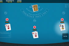 Der Blackjack Perfect Pairs Tisch im iWildCasino.