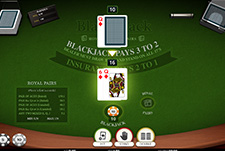 Das Tischspiel Blackjack Royal Pairs im Metaspins.