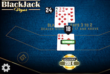 Der Tisch vom Blackjack Vegas bei SlotsVil.